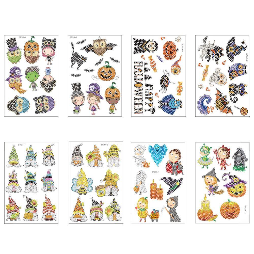 CHOOKEY Set 2 Sticker Dán Tường Hình Hoạt Hình Xinh Xắn