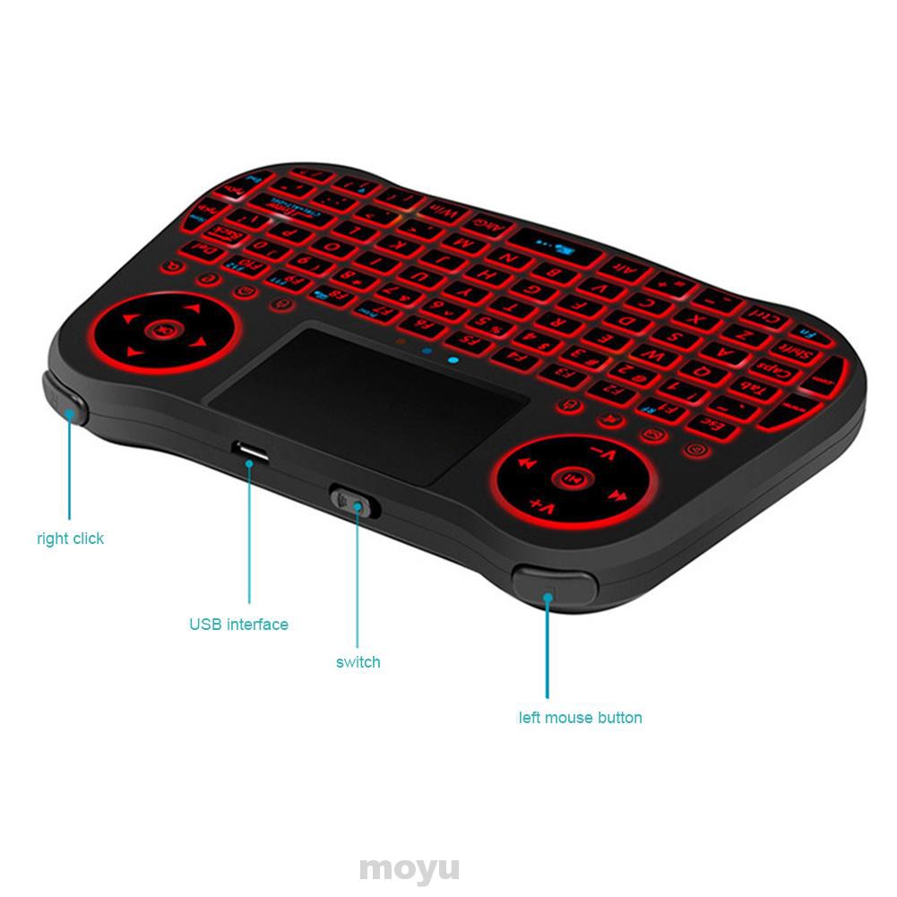 2.4G Desktop Battery Powered Remote Control Compact Rechargeable External Computers Accessories Mini Keyboard