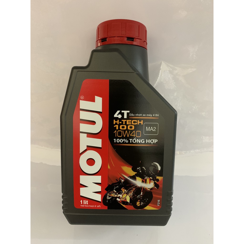 Nhớt Motul Htech 100 4T 10W40 Bình 1Lít