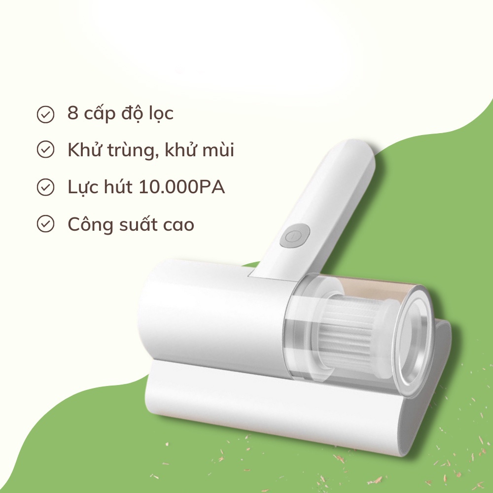 Máy hút bụi chăn màn hiệu quả, loại tích điện 2 trong 1 TKMB