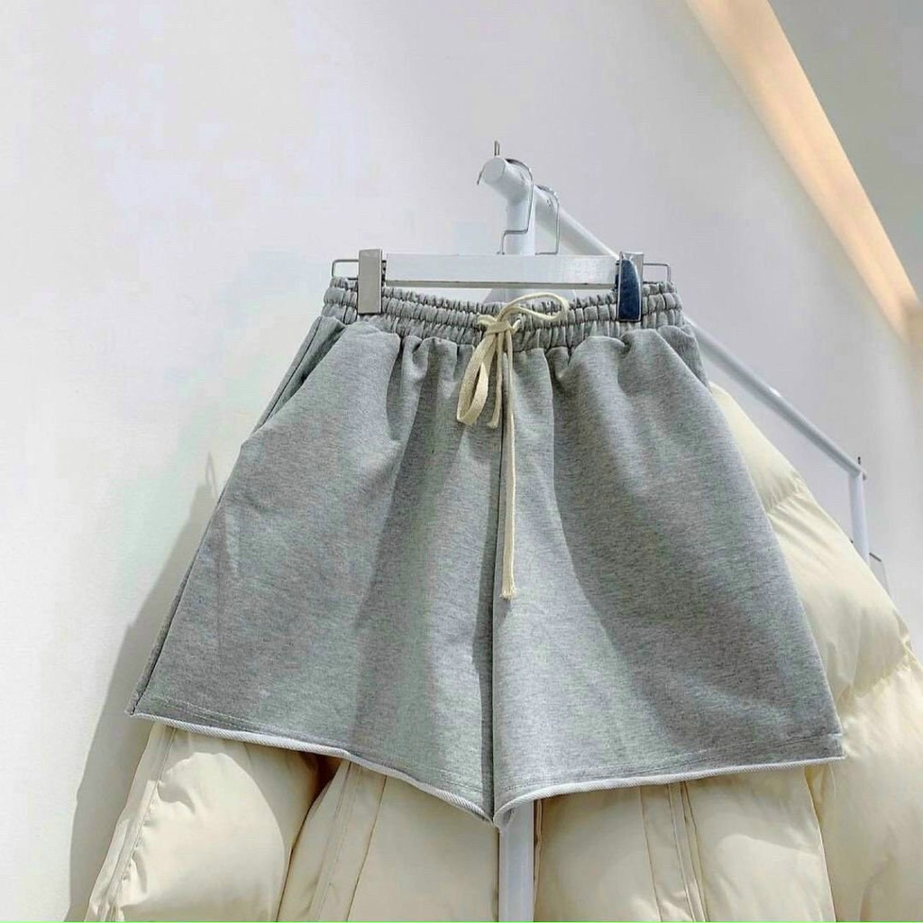 Quần Short Đùi Thun Trơn Nam Nữ Form Basic Unisex Chất Mát Mẻ, Trẻ Trung
