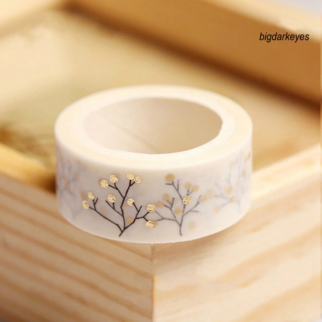 Set 2 Cuộn Băng Dính Washi Hình Cây Ước Nguyện Trang Trí DIY