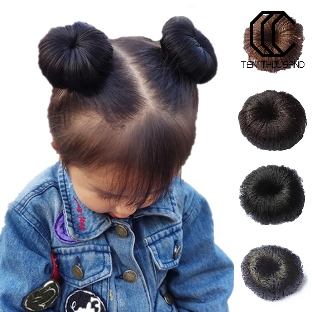 [HOT]✧Búi Tóc Giả Uốn Xoăn Cho Bé