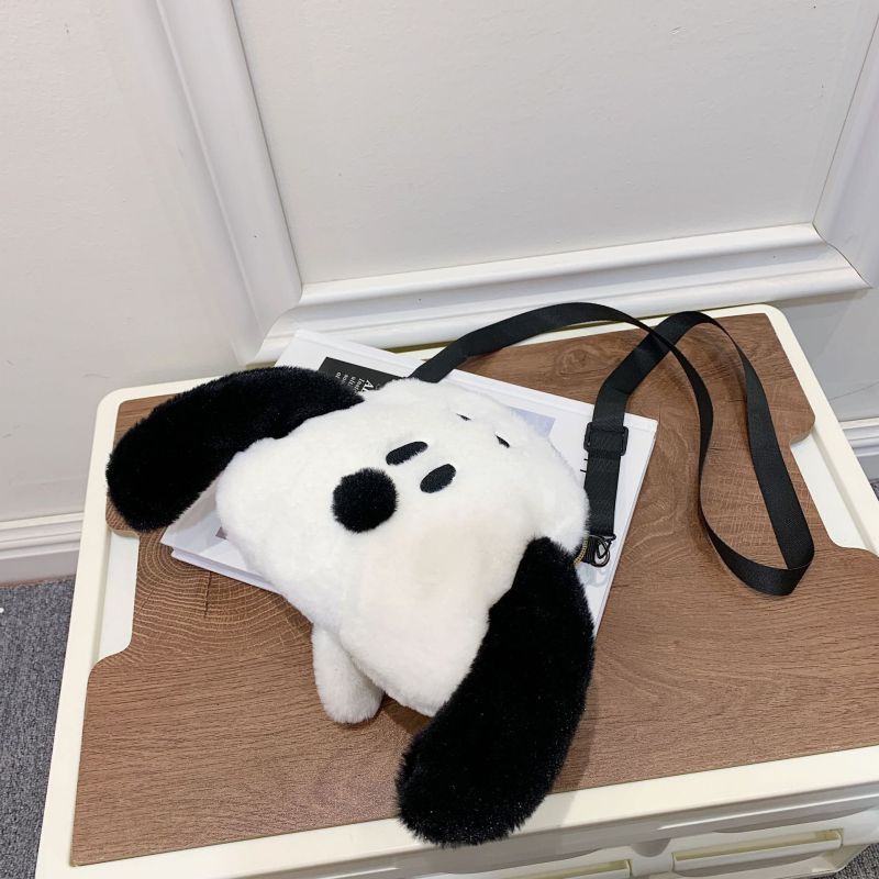Balo Đeo Vai Hình Chú Chó Snoopy Nhồi Bông Đáng Yêu Thời Trang Sáng Tạo Cho Nữ