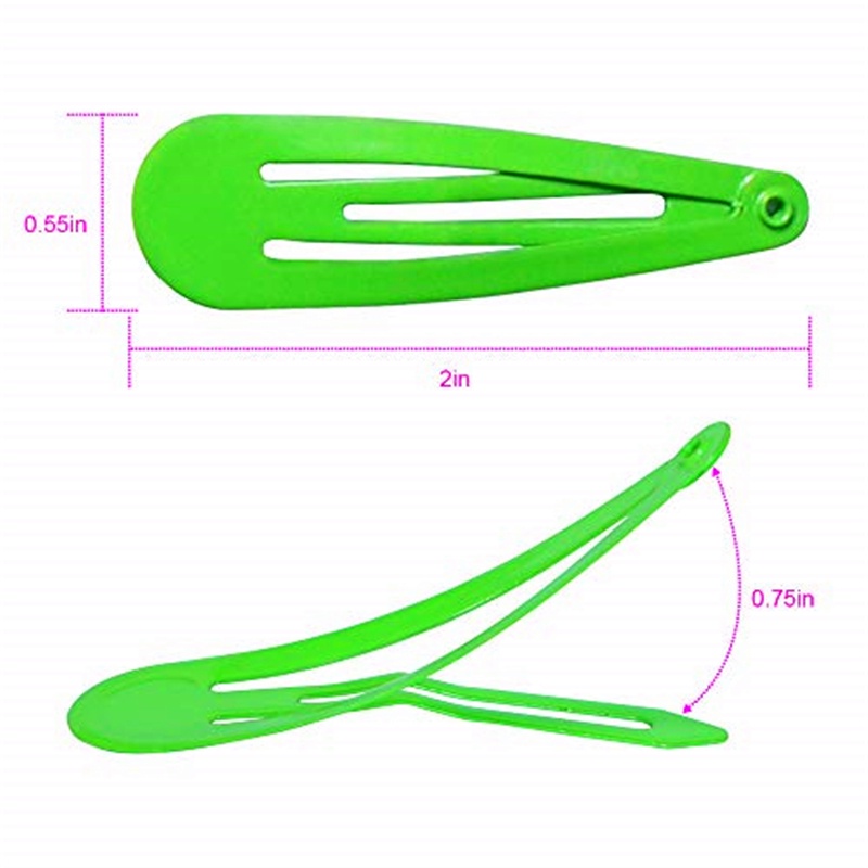 Set 20 Kẹp Tóc Hình Giọt Nước Nhiều Màu Sắc Thời Trang Cho Nữ