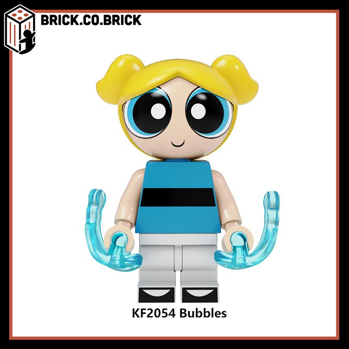 Đồ chơi lắp ráp minifig và non lego - Trong phim hình Powerpuff Girls trên kênh Cartoon Network - KF2052 KF2053 KF2054