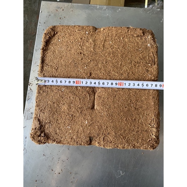 Giá thể mụn xơ dừa nén nguyên khối 5kg  đã qua xử lý