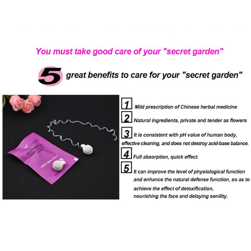 Set 1 / 3 / 5 8 Tăm Bông Thảo Dược Trung Hoa Giúp Làm Sạch Và Chăm Sóc Sức Khỏe Cho Nữ YOUYO