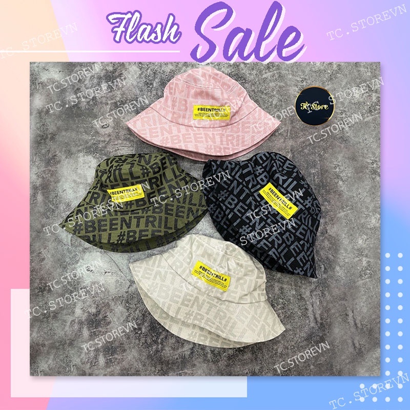 Mũ Bucket BEENTRILL ⚡️ Rẻ Nhất Shopee ⚡️ Hàng Xuất Dư Siêu Đẹp
