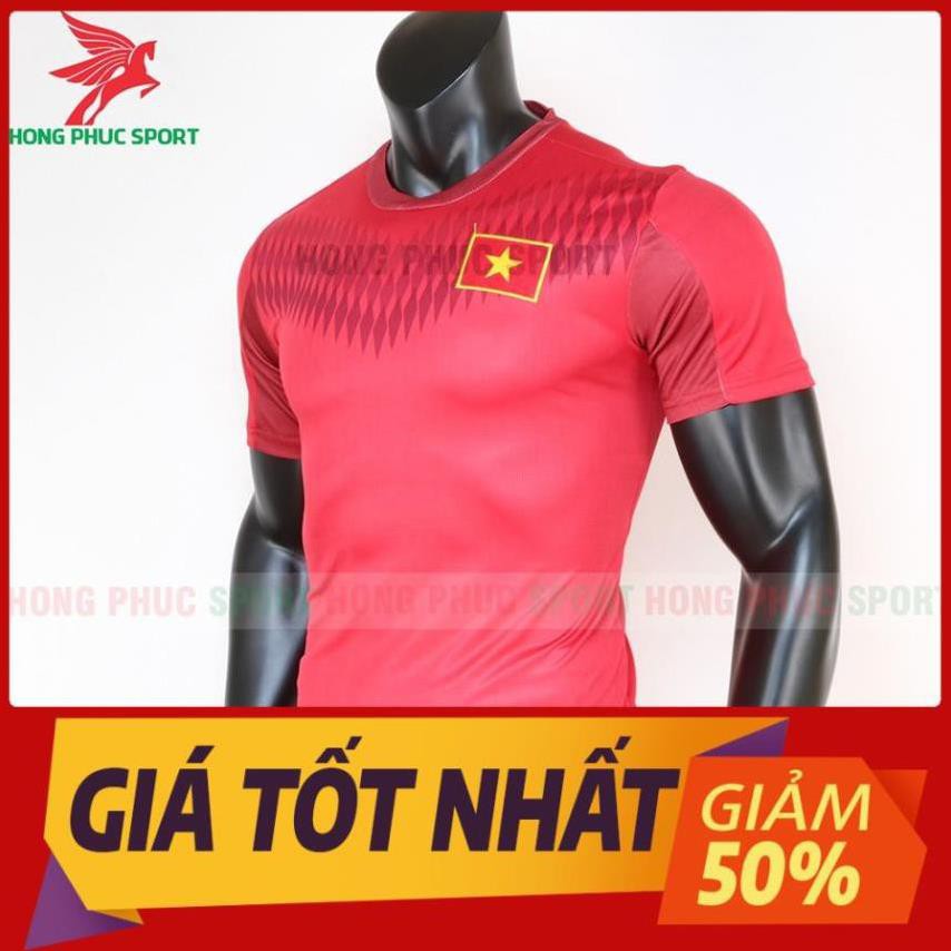 hàng chính hãng -  Bộ quần áo đá bóng áo đá banh thể thao nam Việt Nam áo tập 2020 Vải dệt kim  ྃ