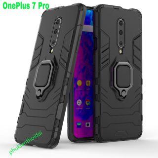 Ốp lưng OnePlus 7 Pro / OnePlus 7T Pro chống sốc Iron Man Iring cao cấp giá đỡ mặt lưng