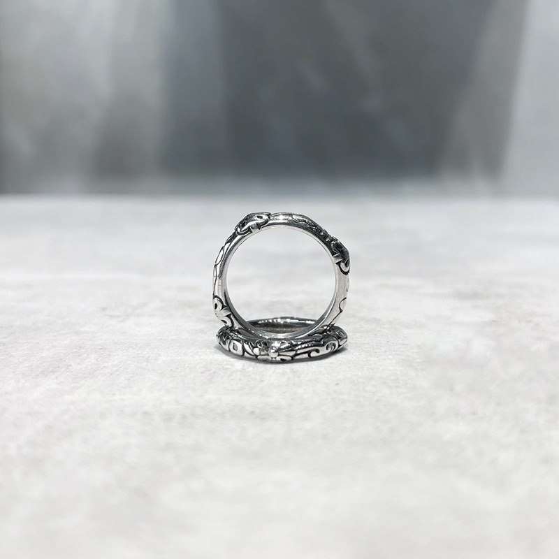 NHẪN CHROME HEART THÉP TITAN 24