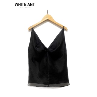 Áo Hai Dây Nữ WHITE ANT YARIE TWISTED SILK TOP Thiết Kế Nơ Vặn Xoắn Ở Ngực, Chất Liệu Tơ Nhân Tạo Mặt Cát 292000004