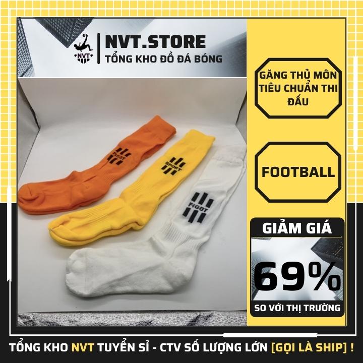 Vớ dài thể thao người lớn 8 màu siêu co giãn, tất bóng đá chống trơn trượt trong thi đấu giá rẻ cao cấp - NVT.store.vn