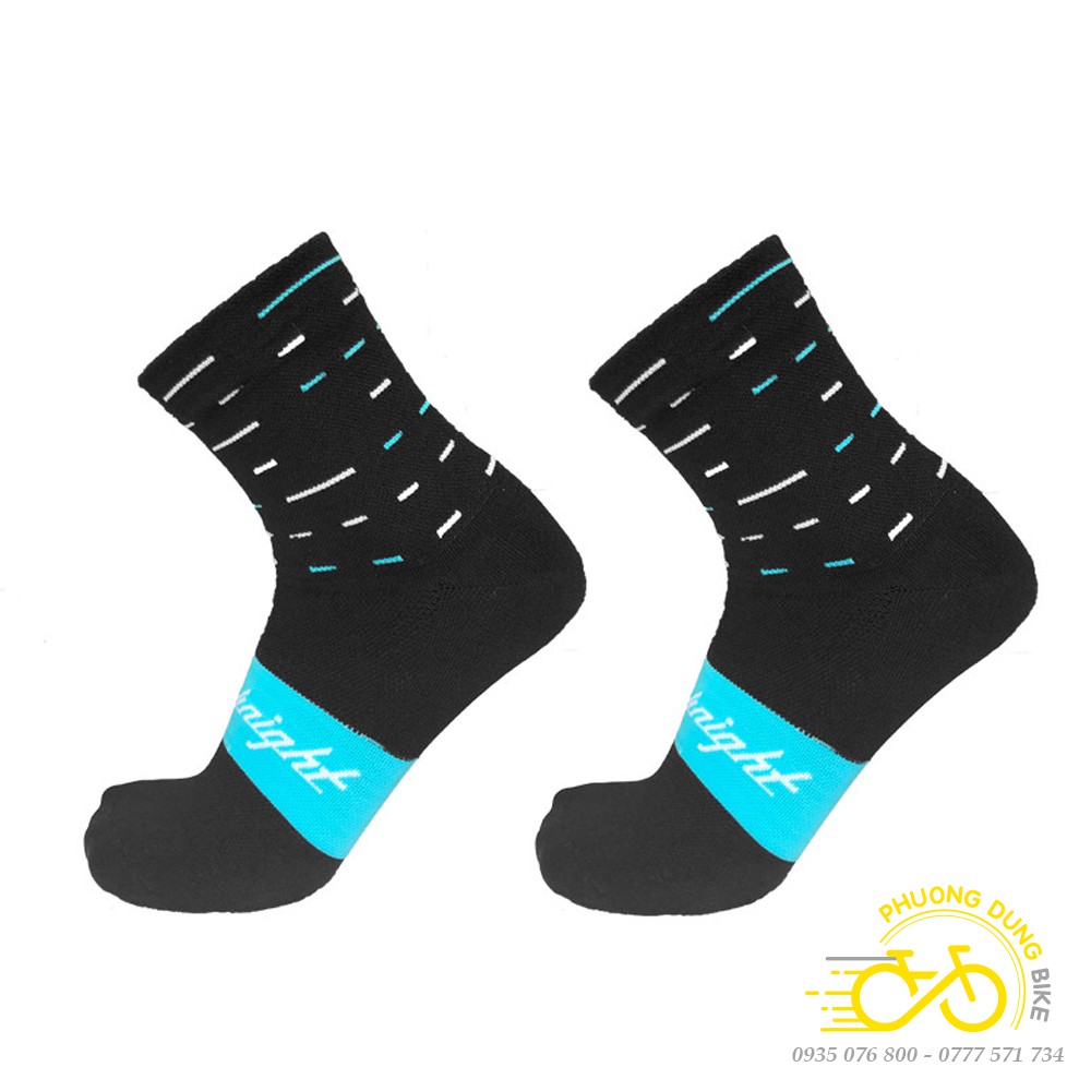 Tất  chân thể thao đi xe đạp SKY NIGHT - Phối gạch Ngang