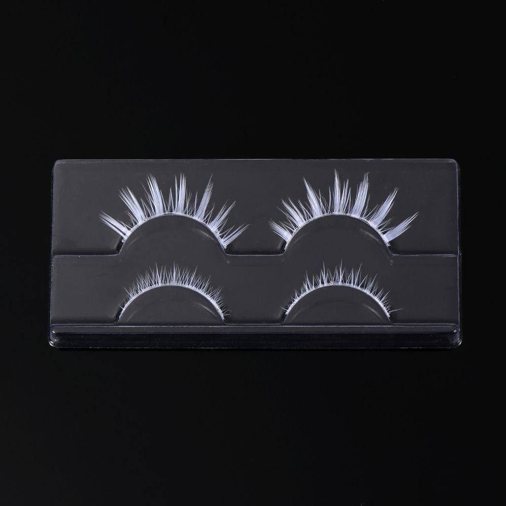 OCEANMAP Lông Mi Giả Màu Trắng Uốn Xoăn Được Dùng Hóa Trang