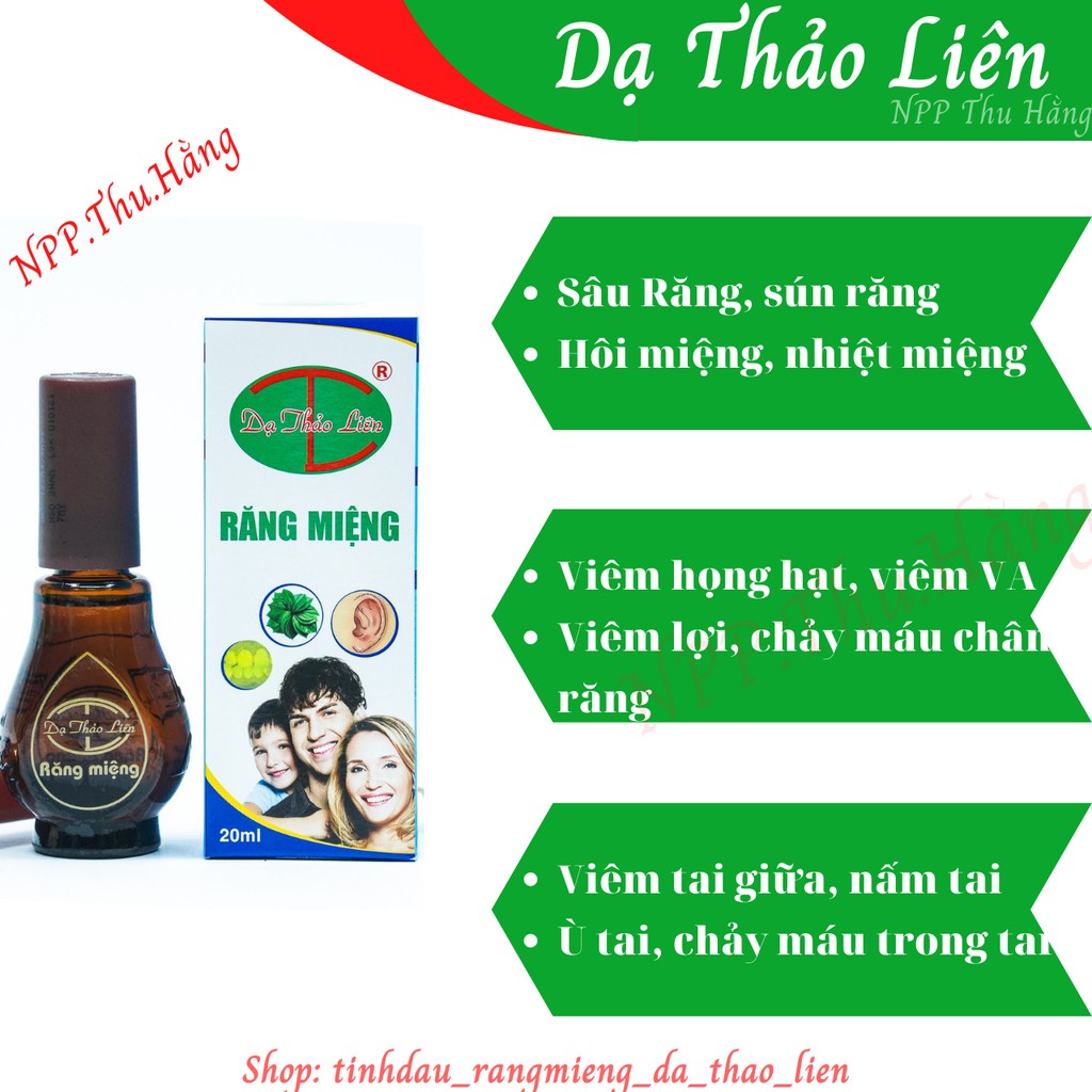 Tinh Dầu thảo dược Răng Miệng Dạ Thảo Liên