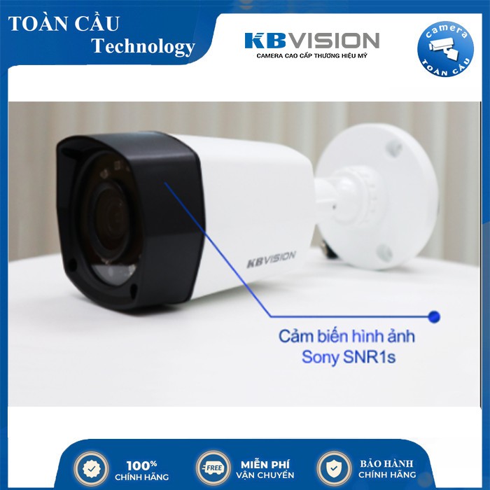 Camera HDCVI Hồng Ngoại 4.0 Megapixel KBVISION KX-C2K11CP