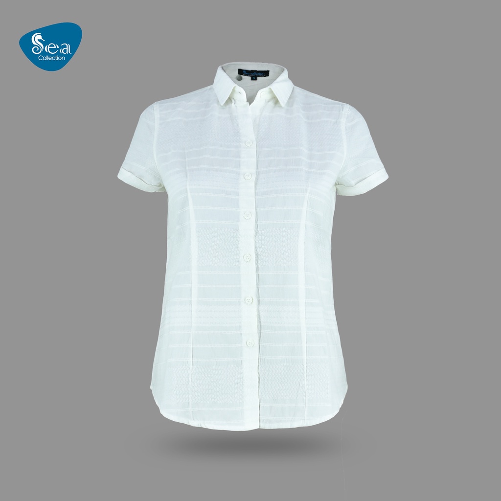 Áo Sơ Mi Nữ Căn Bản Tay Ngắn Sea Collection 11718
