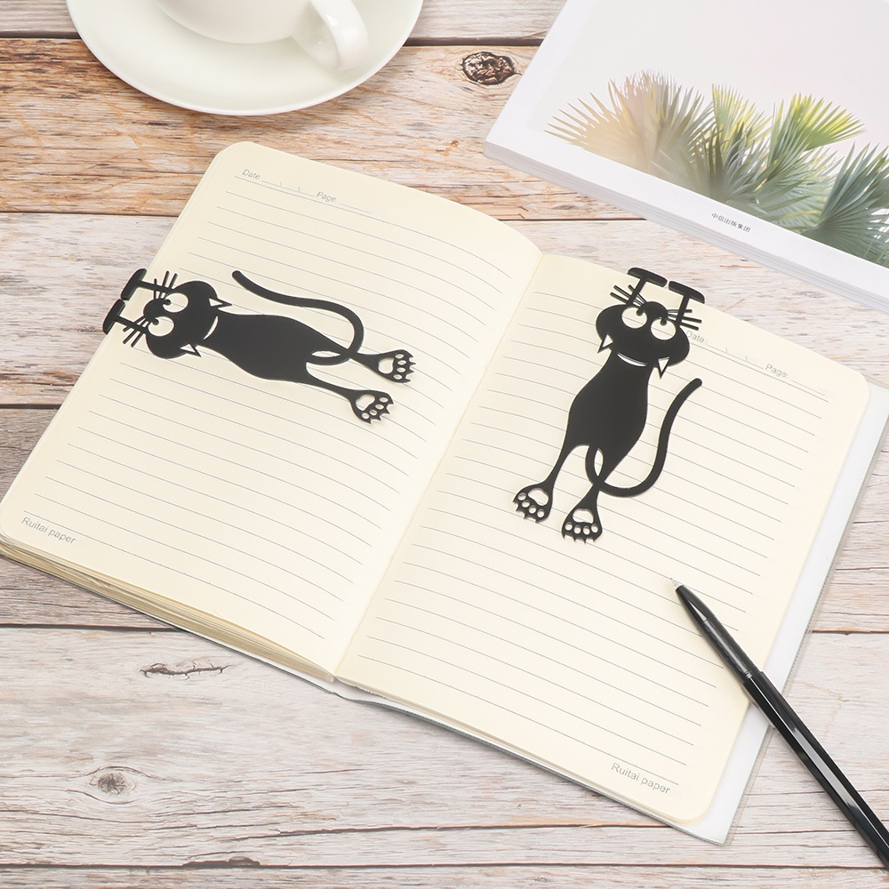 Kẹp đánh dấu trang sách bằng nhựa họa tiết hoạt hình 3d nhiều màu sắc