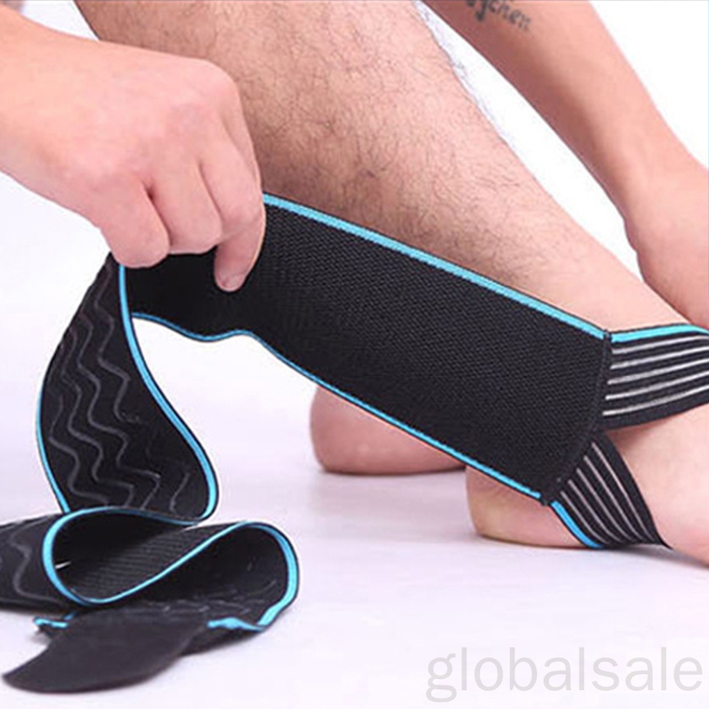 Đai quấn bảo vệ mắt cá chân co giãn bằng nylon màu cam