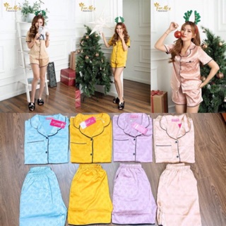 Bộ pizama hoạ tiết lụa lv