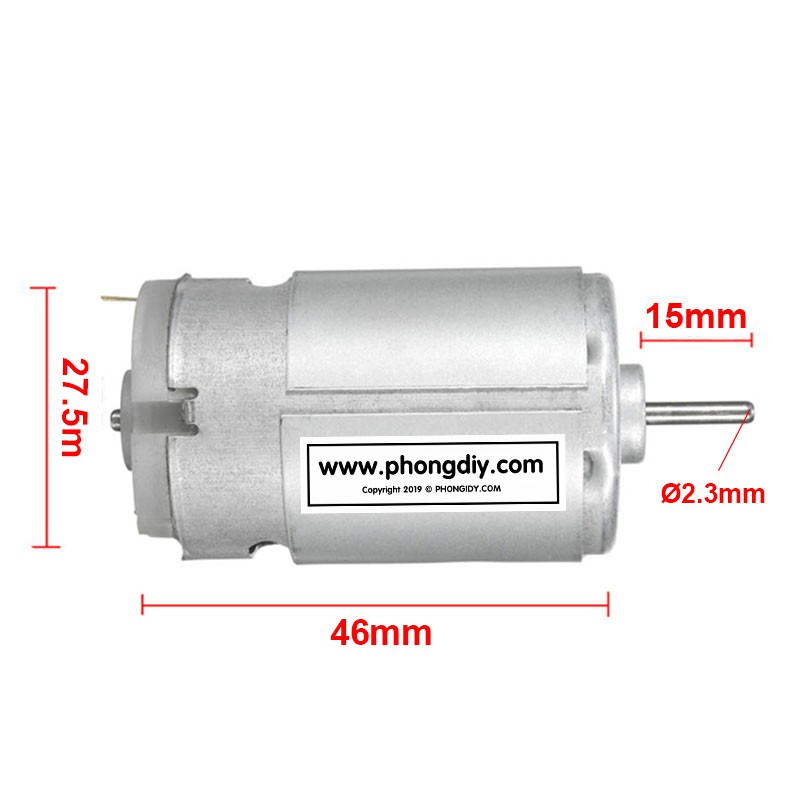 Motor 395 DC 9v-12v