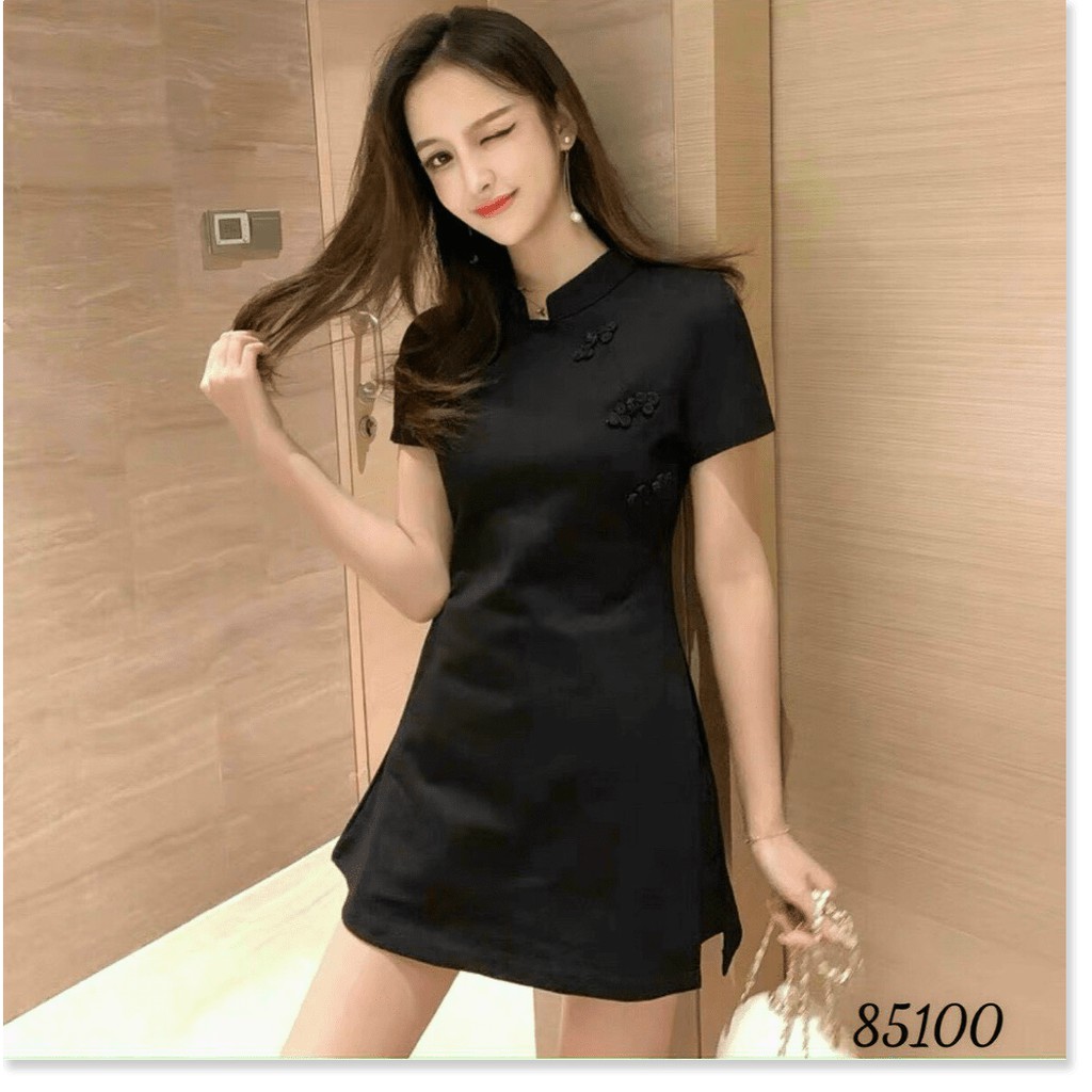 SET BỘ NỮ KIỂU TRUNG HOA TAY NGẮN CÓ CỔ CAO CẤP TH ILOVECARE