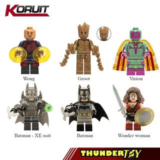 minifigures nhân vật siêu anh hùng