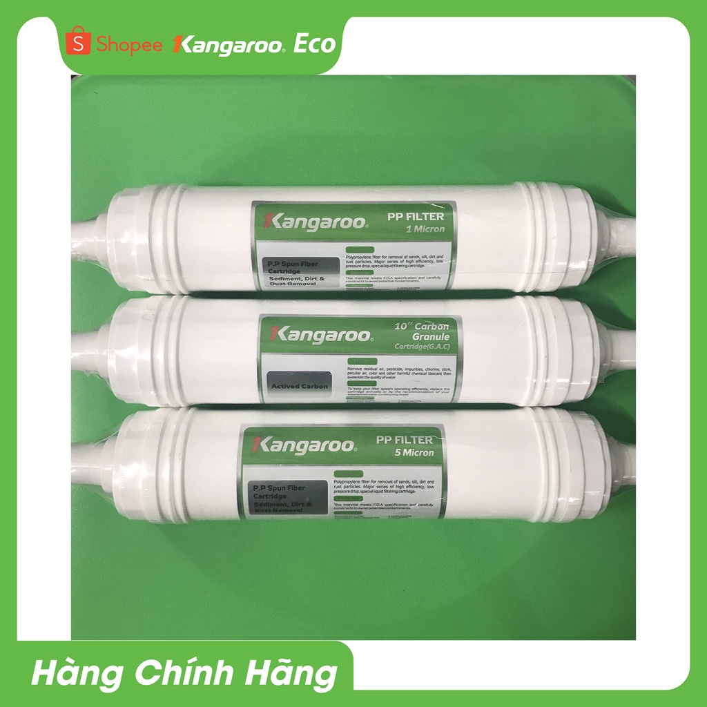 Lõi lọc nước số 1 2 3 123 máy lọc nước Kangaroo KG100HK KG10A4 KG10A5 KG10A6S KG100ES KG100EO KG100E