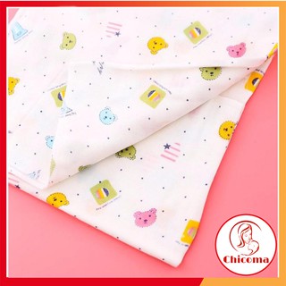  Khăn tắm xô in hoa văn 4 lớp - 2 lớp cho bé DCT02-CHICOMA