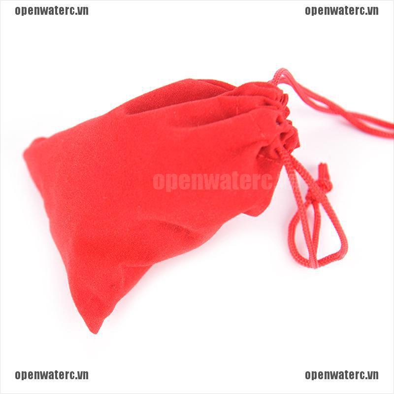 Bộ 10 Túi Nhung Dây Rút Kích Thước 7 * 9cm Dùng Để Đựng Trang Sức / Quà Cưới