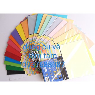 [ TÂM TÂM ]-Giấy màu Arto a4, Giấy mỹ thuật A4 định lượng 180gsm xấp 10 tờ-
