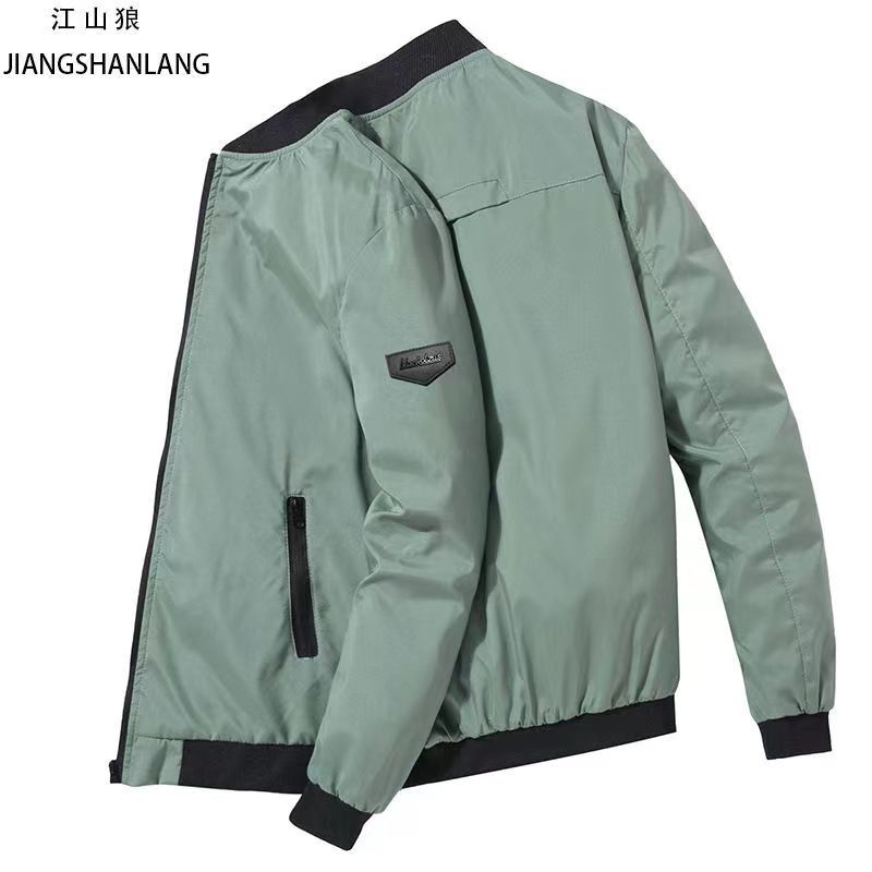 M-5XL Áo khoác bomber form rộng vải hai lớp chống gió thời trang cao cấp Hàn Quốc bigsize cho nam và nữ 100KG