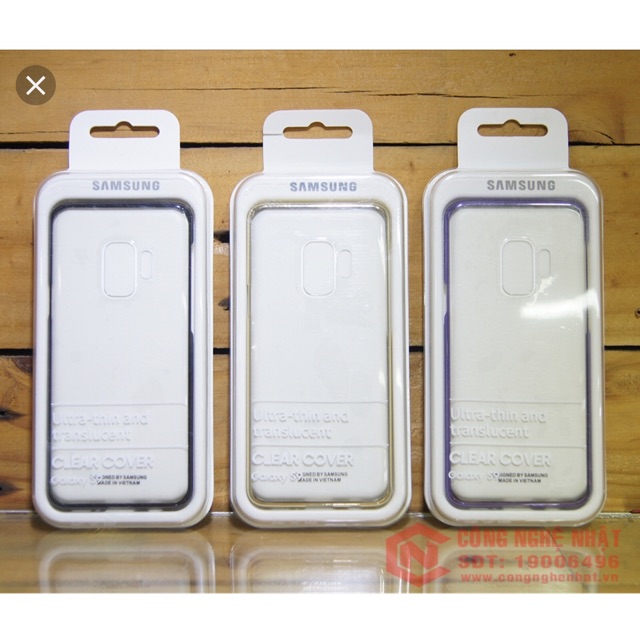 [SHIPNOW] Ốp lưng clear cover Galaxy S9/ S9 Plus - ốp hãng nhiều màu