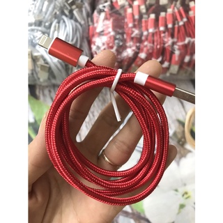 Cáp sạc dây dù chống đứt cho đầu Iphone, Typec, Micro