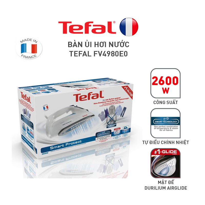 Bàn ủi hơi nước TEFAL FV4980E0