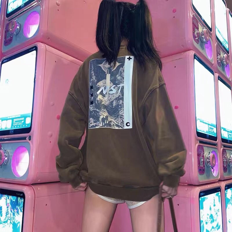 Áo nỉ sweater chữ X trước ngực đủ size