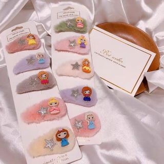 SET 5 KẸP BẤM TÓC MÁI LÔNG NHUNG SIÊU MỀM