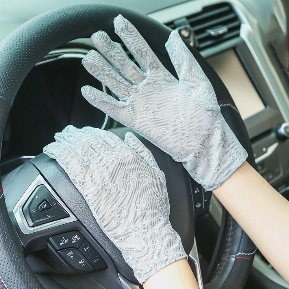 USNOW Găng Tay Lái Xe Hở Ngón Thoáng Khí Chống Tia UV