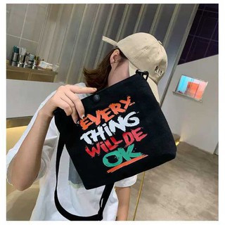Túi vải tote every thing will be ok