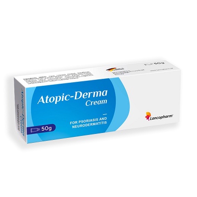 Lancopharm Atopic Derma Cream - Kem cho người bị vảy nến, á sừng, viêm da tuýp 50g