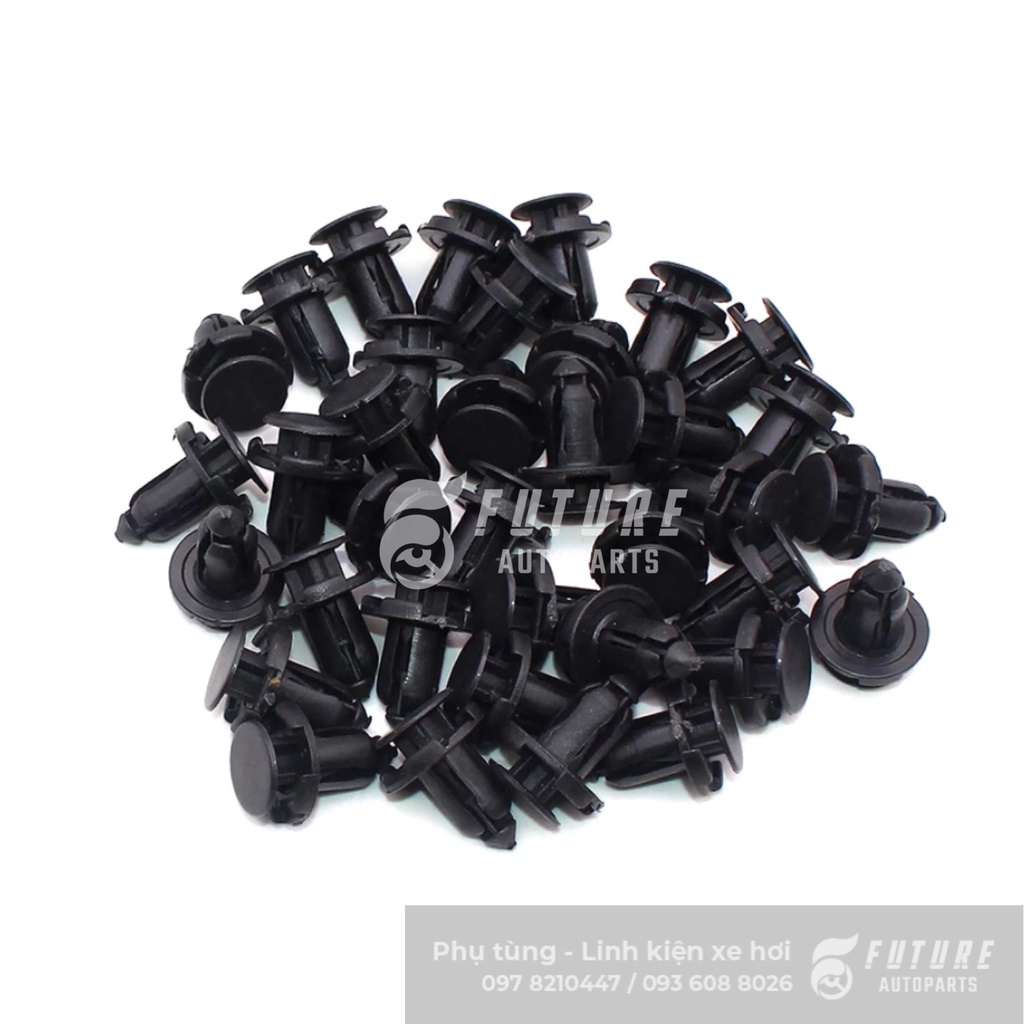 Vít nở, chốt nở nhựa 9MM bắt cản và chắn bùn dòng xe Honda, Mitsubishi, Toyota,... - Future Autoparts