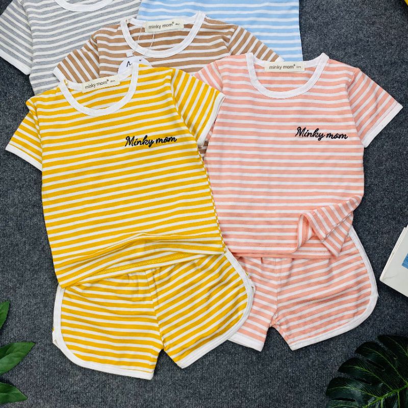 Combo 5 bộ quần áo trẻ em Minky Mom