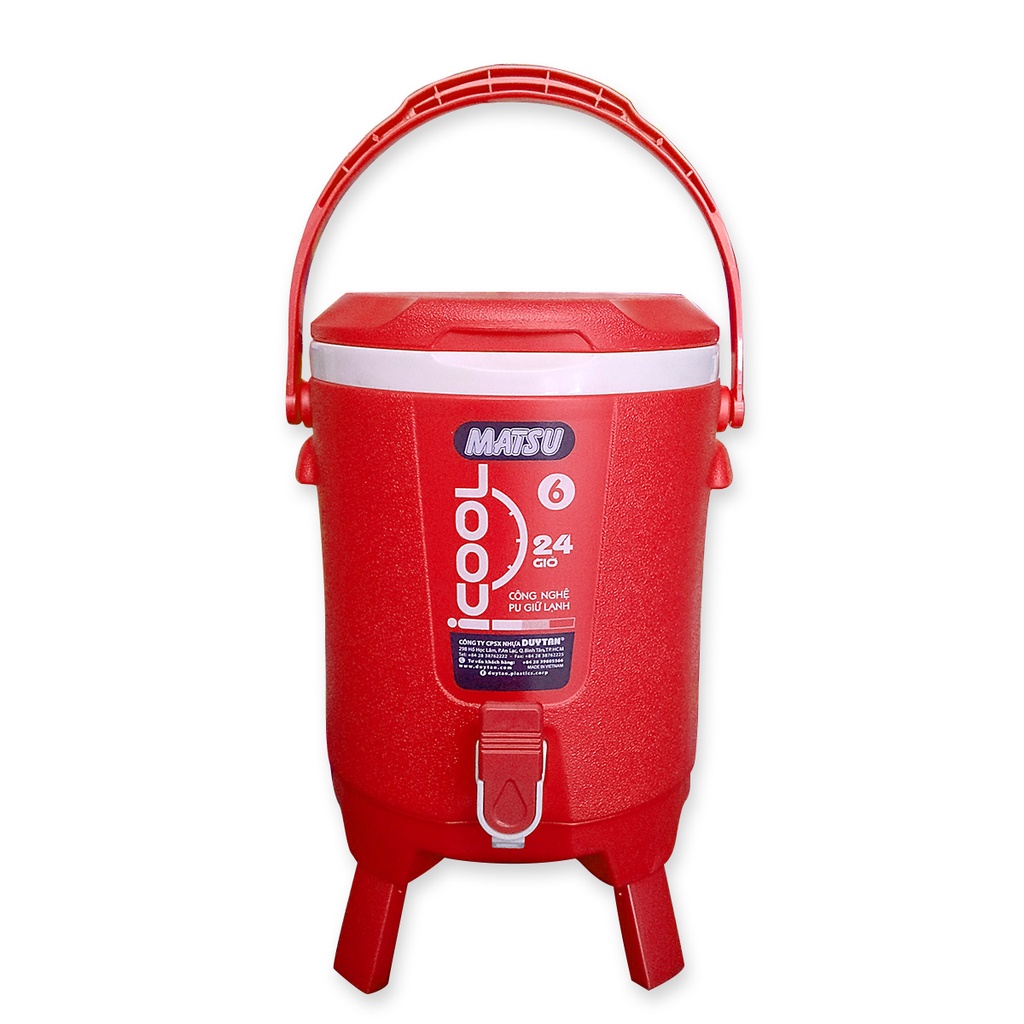 Bình đá giữ nhiệt Duy Tân Matsu iCool - 6 Lít  Mẫu 2021