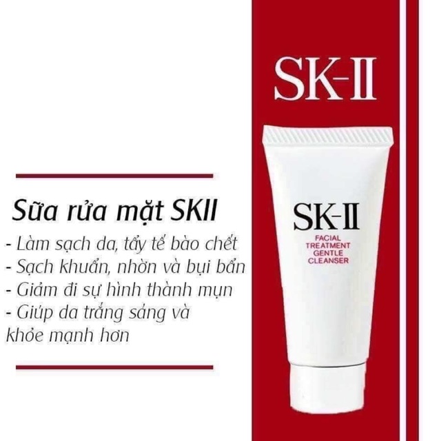 Sữa Rửa Mặt SKII Mini 20g