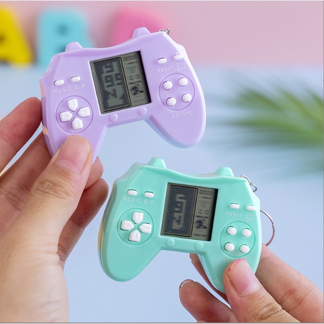 Móc Khóa Máy Chơi Điện Tử Cầm Tay , Máy Game Xếp Hình Huyền Thoại Tuổi Thơ