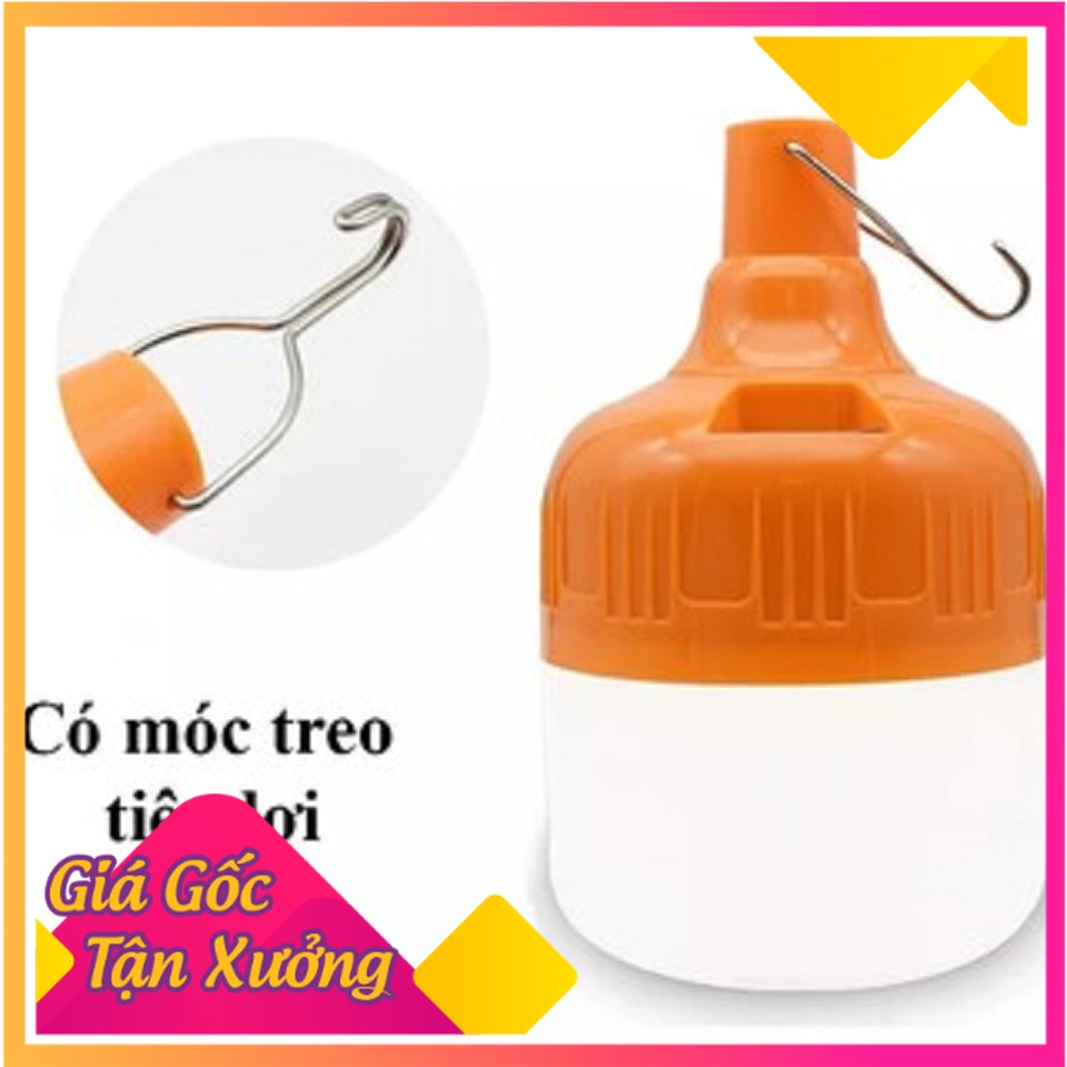 Bóng đèn LED sạc tích điện (4-6H) công suất 40W đầu cắm USB - Bóng đèn tích điện - shop_giahuong