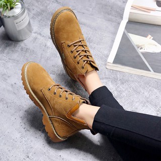 [Quảng Châu] Giày Boot Martin Da Lộn Hàn Quốc 2018