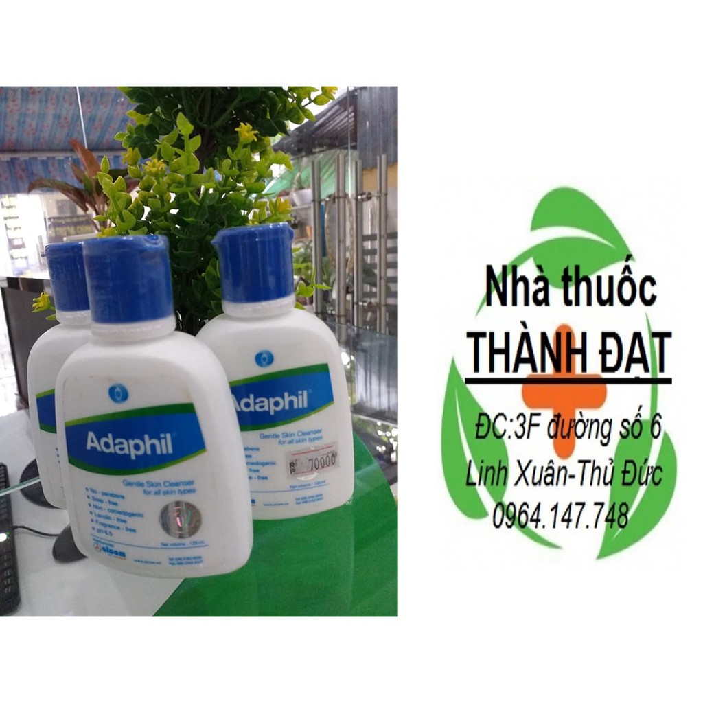 Adaphil sửa rửa mặt cho da nhạy cảm làm mềm , dịu da